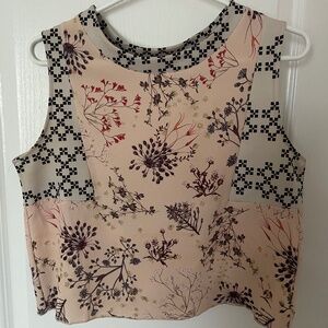Zara patterned crop top